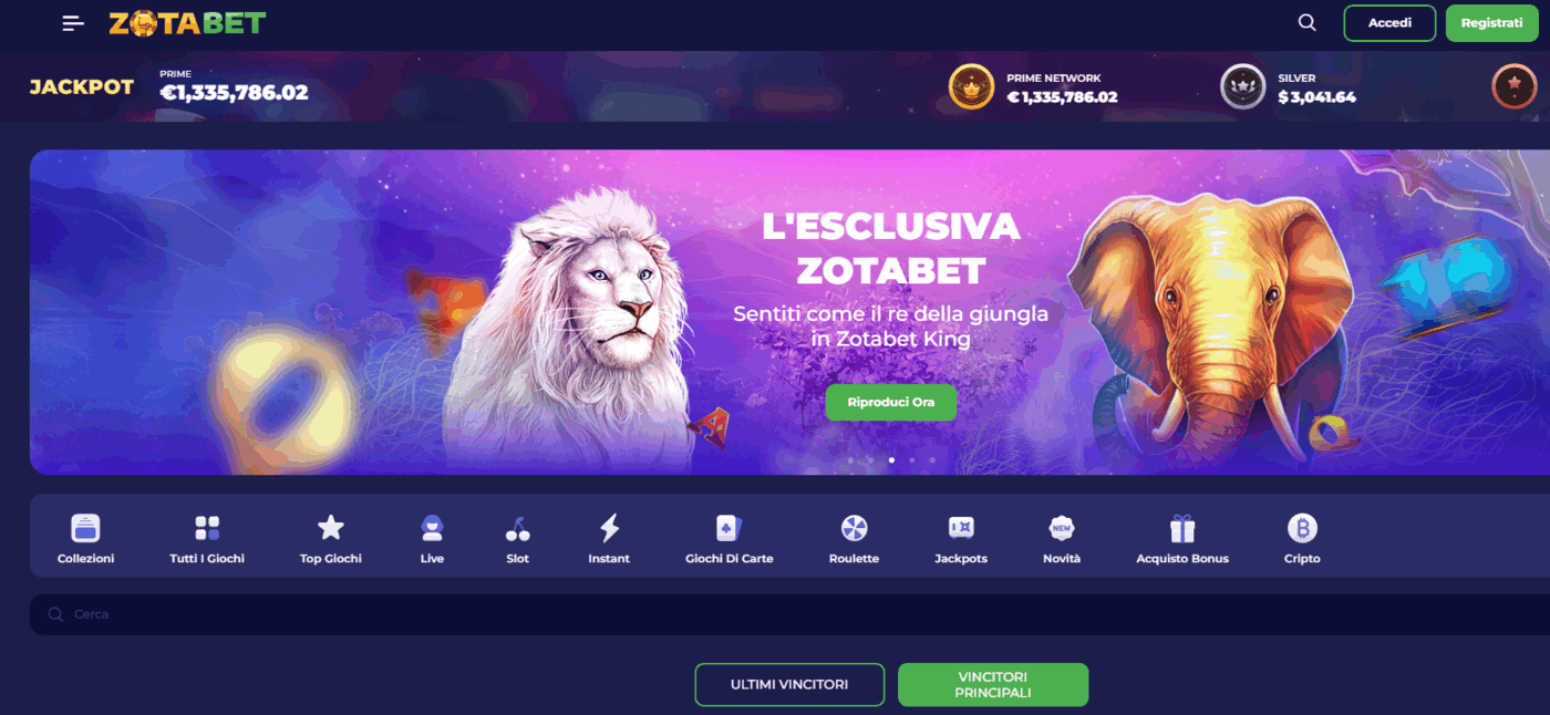 ZotaBet Slot e promozioni